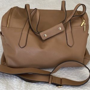 Faux leather weekend/ travel bag